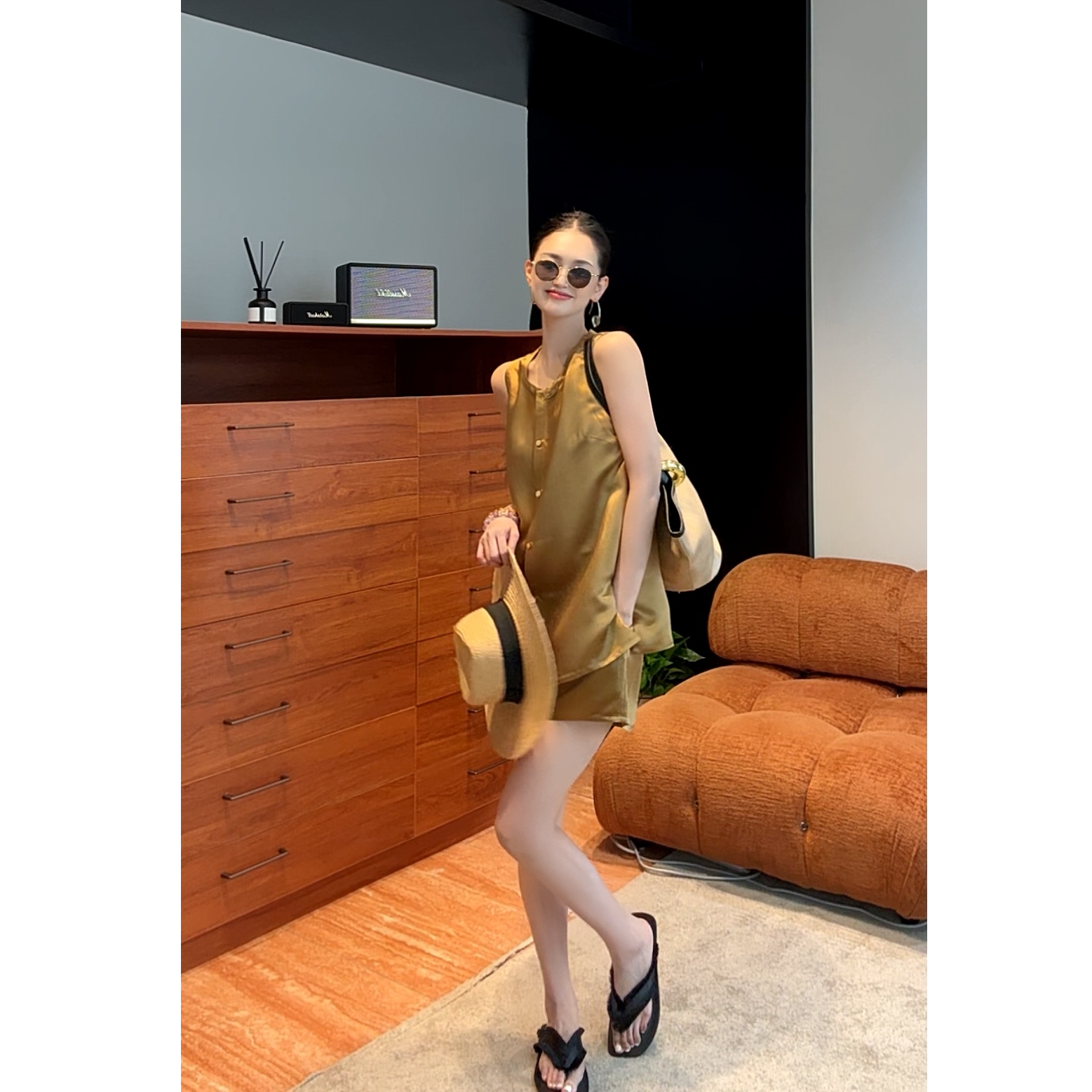 紫紫千金套装流光醋酸老钱