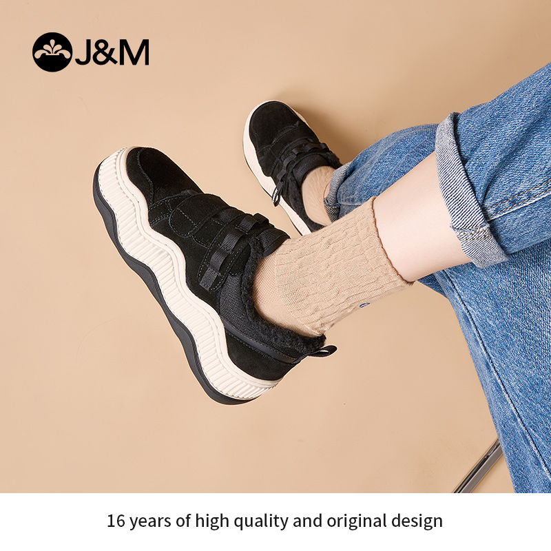 一脚蹬保暖乐福鞋快乐玛丽