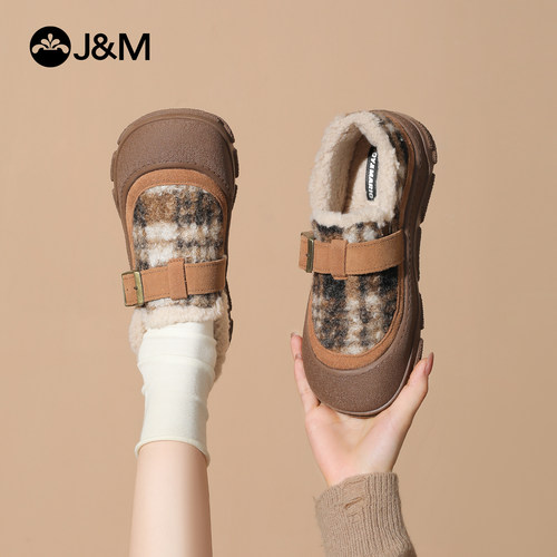 快乐玛丽棉鞋女2025冬季新款