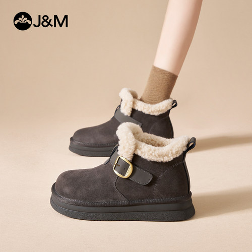 快乐玛丽雪地靴女2025冬季新款
