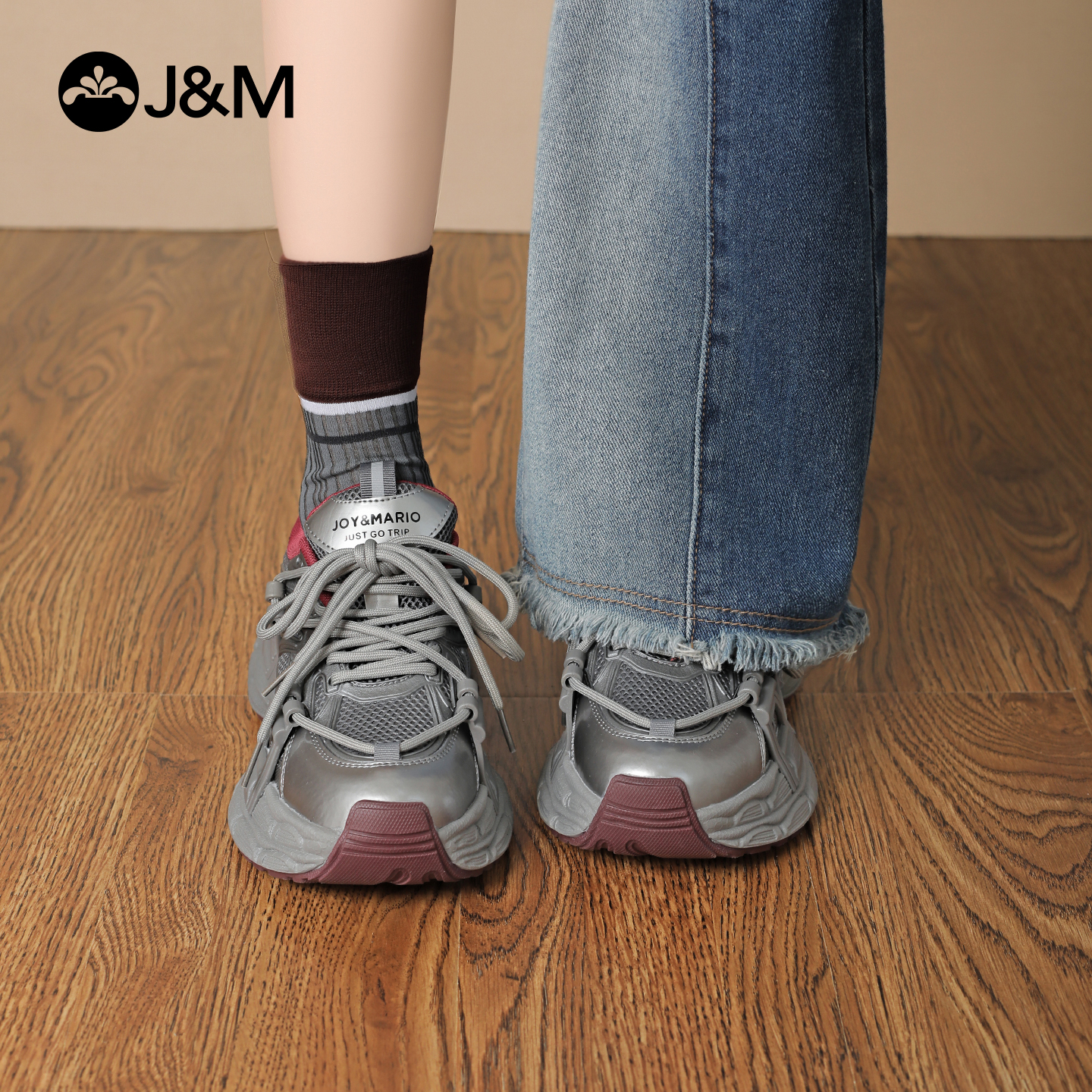 快乐玛丽老爹鞋机能风百搭甜酷