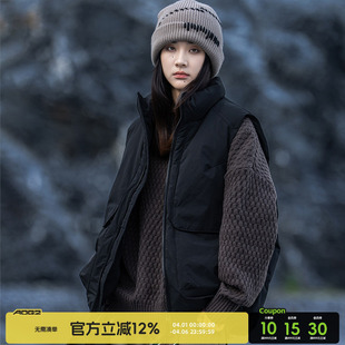 AOGZ羽绒马甲女外穿2025新款 时髦洋气背心防寒保暖男坎肩外套 冬季