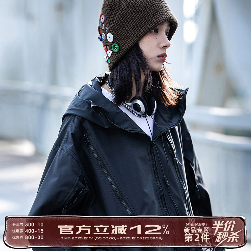 AOGZ机能风工装夹克冲锋衣