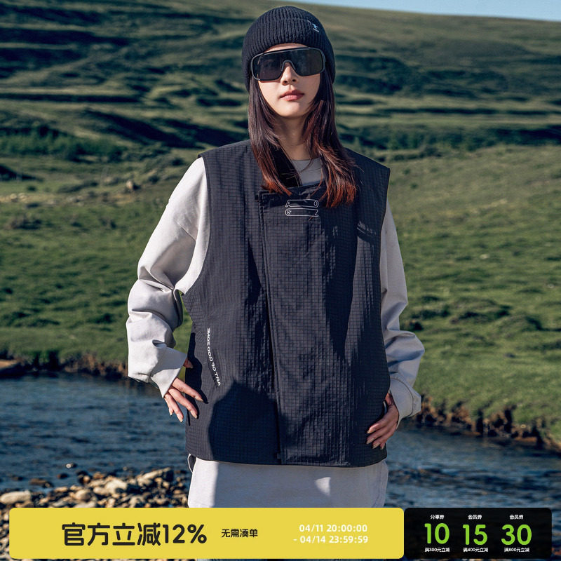 AOGZ工装羽绒马甲男女轻薄秋冬2025新款保暖内胆坎肩外穿背心外套