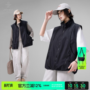坎肩女背心工装 AOGZ美式 户外无袖 2026春夏新款 外套 机能风马甲男士