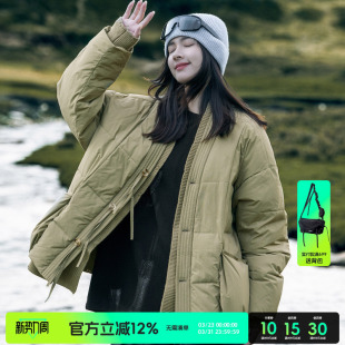 防寒棉袄假两件情侣加厚外套 2025新款 AOGZ新中式 道袍棉服男女冬季