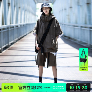 夏季 新款 直筒裤 短裤 子 五分裤 男款 搭配休闲美式 AOGZ国潮牌工装 套装