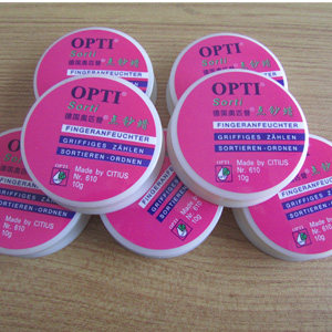 点钞蜡 银行专用 德国奥匹替 正品OPTI点钞蜡/润指蜡10G/g/克包邮