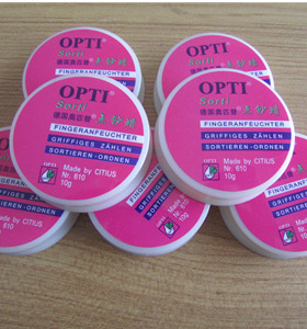 点钞蜡 银行专用 德国奥匹替 正品OPTI点钞蜡/润指蜡10G/g/克包邮
