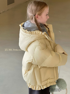 2026新款儿童羽绒服女童中长款加厚保暖白鸭绒外套90绒子含量
