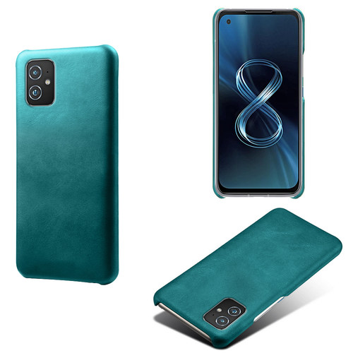 小牛纹适用zenfone8手机壳大孔8flip素皮华硕7半包硬壳商务保护套防滑防手汗