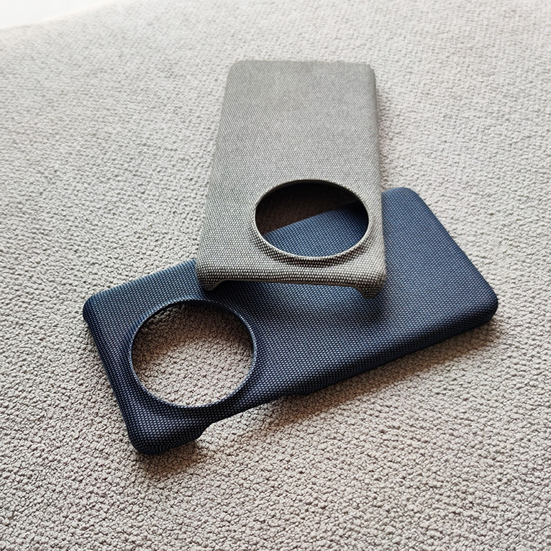 布艺适用真我GT8/GT8pro手机壳大孔纯色布料简约保护套商务半包硬壳防手汗