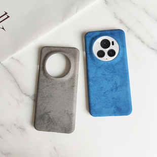 牛仔皮纹适用荣耀magic6/7/8/pro手机壳WIN/RT大孔magic6至臻版/6RSR素皮半包硬壳高级感保护皮套Power/GtPro