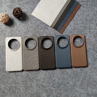 pro手机壳GT6 neo6 SE真我12pro 半包防滑硬壳简约GT5pro保护套商务 布艺适用realme真我gt6 至尊版 GT8