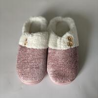 2025 New winter wool-stitched home slippers for men and women, indoor and outdoor warm slippers, cotton slippers thumbnail 2