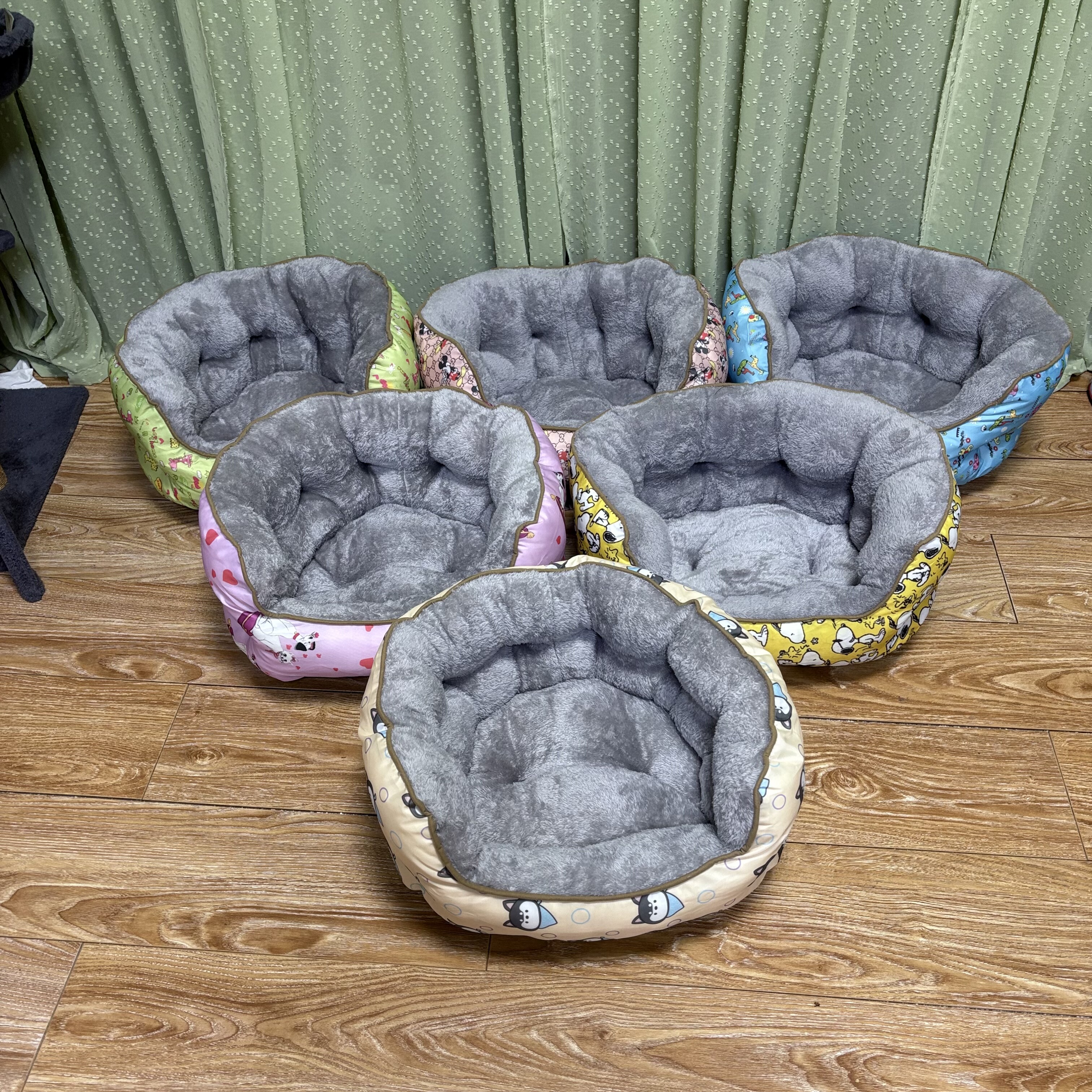 中小型猫狗加厚保暖加高外围防水材料牛津布