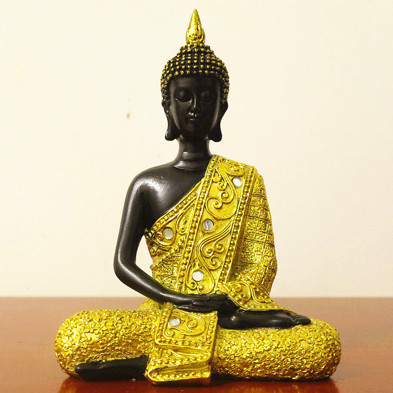 东南亚风格佛像摆设创意释迦摩尼佛头客厅风水摆件泰式装饰工艺品