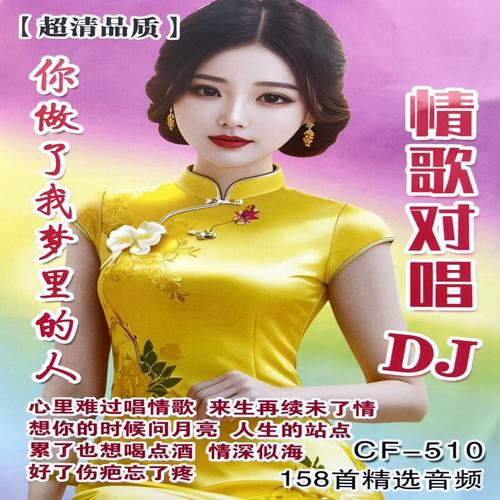 情歌对唱DJ你做了我梦里的人音频卡老人收音机唱戏机插卡音箱U盘