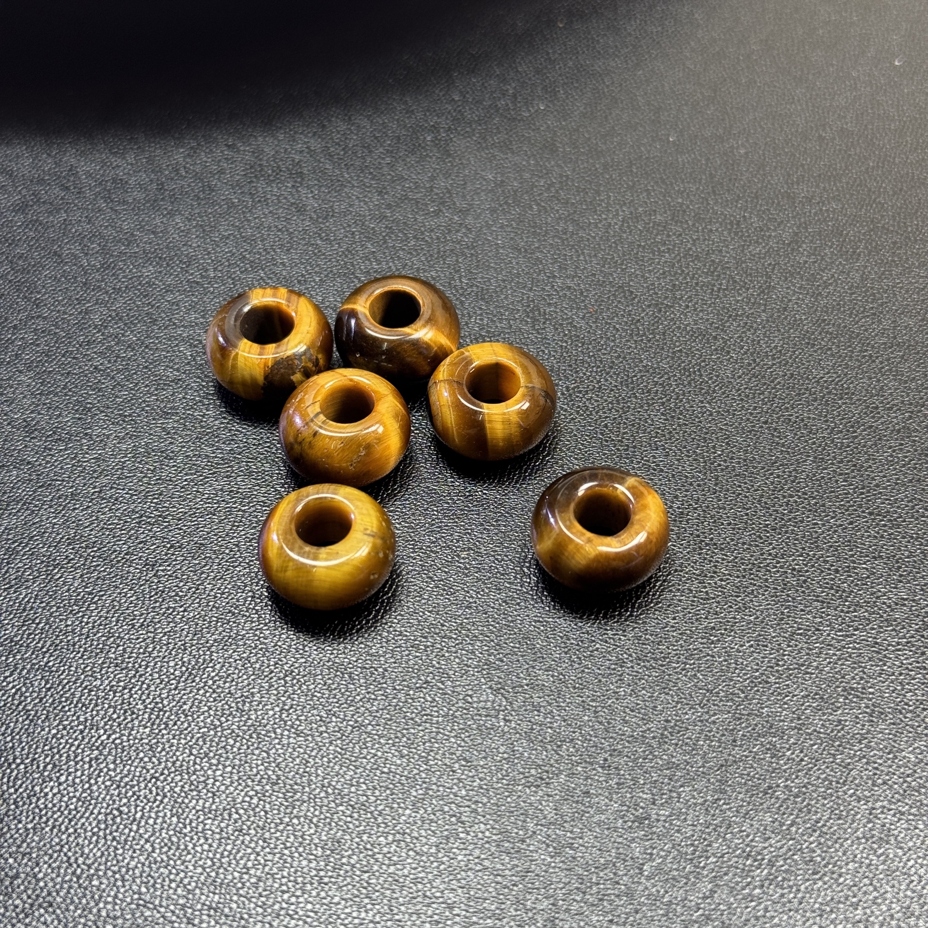 精选6颗约13.8*7mm平安扣面包圈天然石黄虎眼石散珠DIY项链手链配,饰品/流行首饰/时尚饰品新,奇石,淘宝优惠券,粉丝福利购,淘宝优惠卷