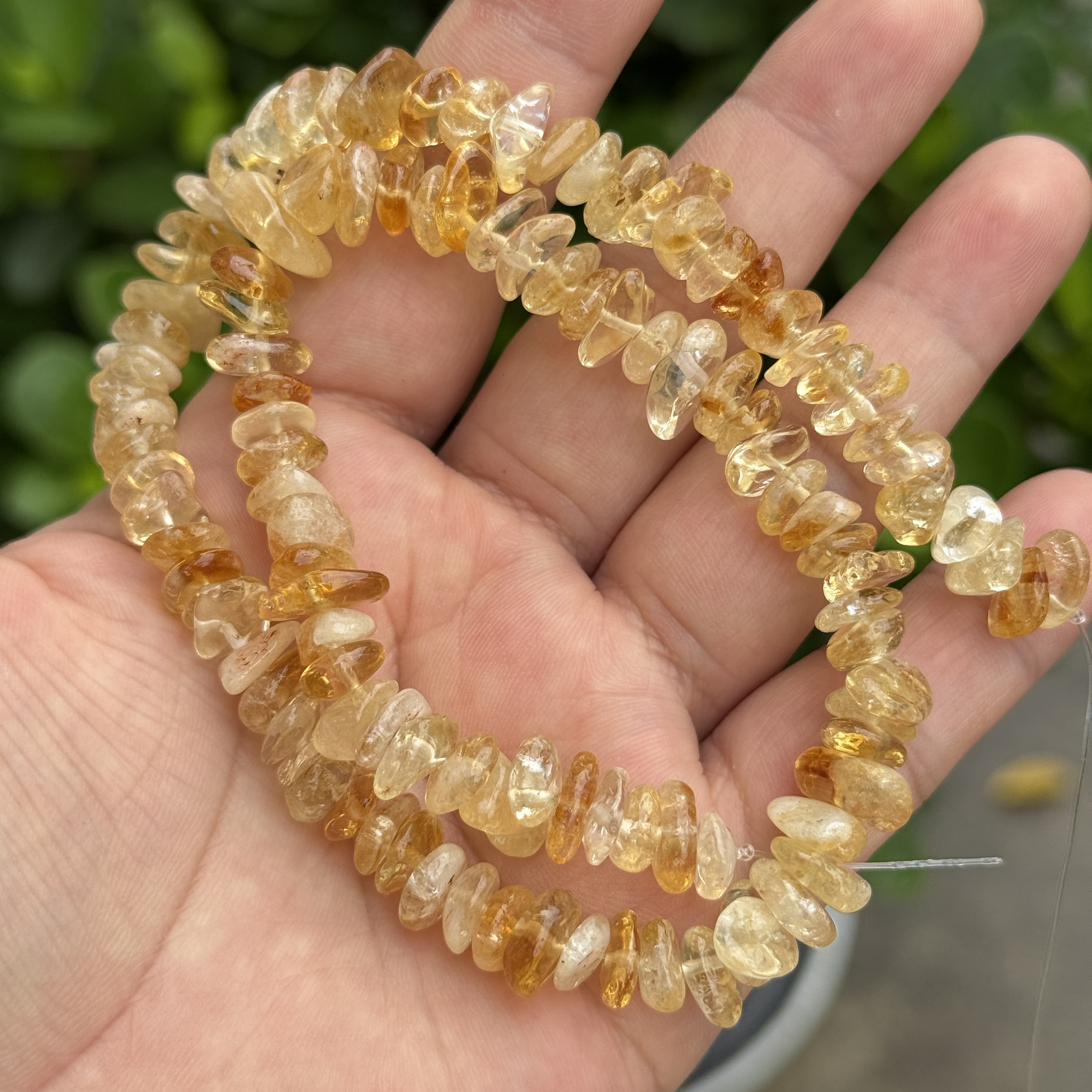 天然黄水晶随形碎石约9mm中孔半成品散珠手链项链饰品配珠,饰品/流行首饰/时尚饰品新,奇石,淘宝优惠券,粉丝福利购,淘宝优惠卷