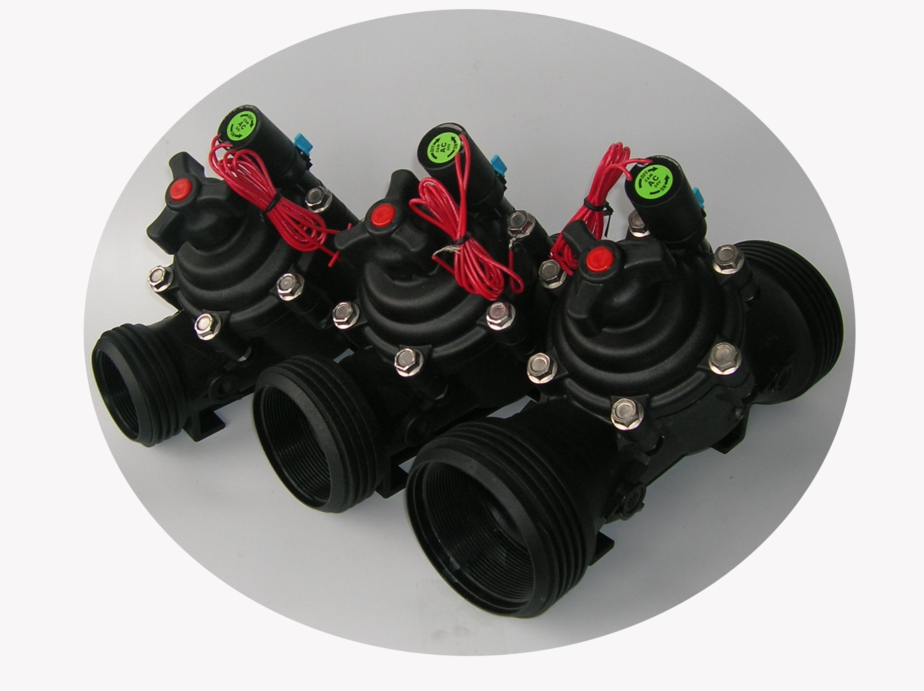 无结远程智能田间灌溉专用低功耗大流量高性能灌溉电磁2.5吋PE75