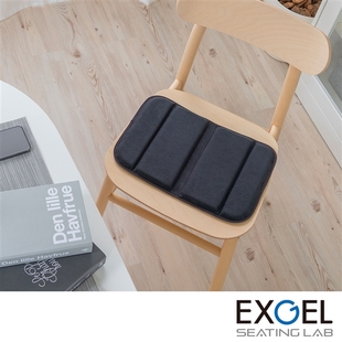 日本Exgel 可折叠易携带 家用办公室汽车飞机用坐垫 缓解疲劳透气
