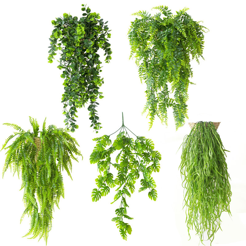 多款植物藤条仿真绿植壁挂假花藤