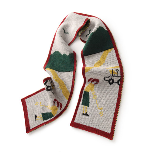 纯羊绒针织围巾女保暖小围脖