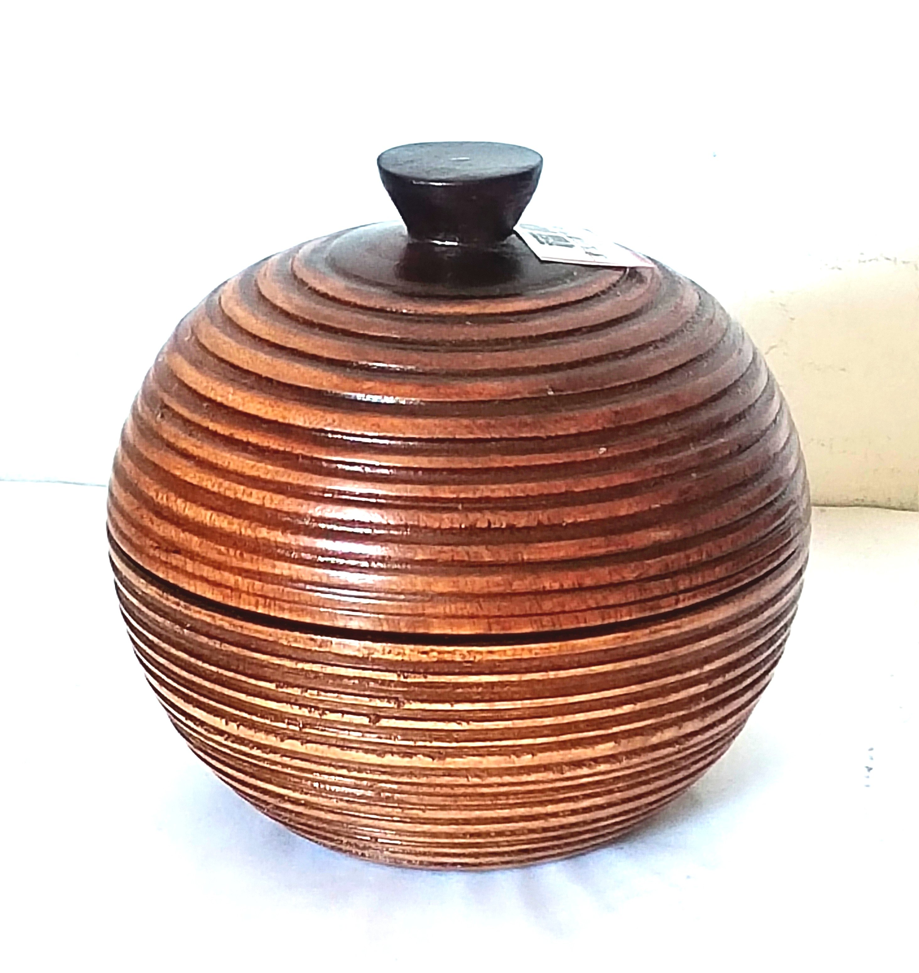 特价木雕储物罐生日礼品摆件手工实用家居装饰办公桌客厅书房摆件