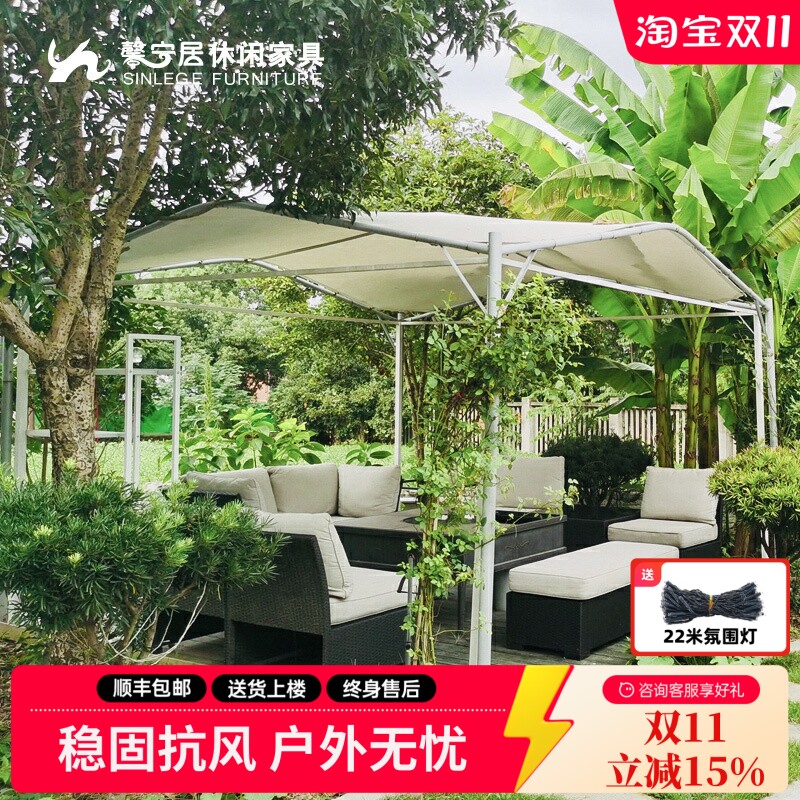 帐篷别墅庭院花园篷网红天鹅棚