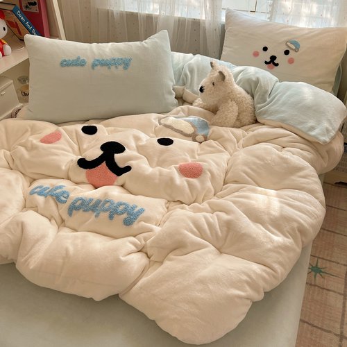 表情包牛奶绒毛巾绣套件