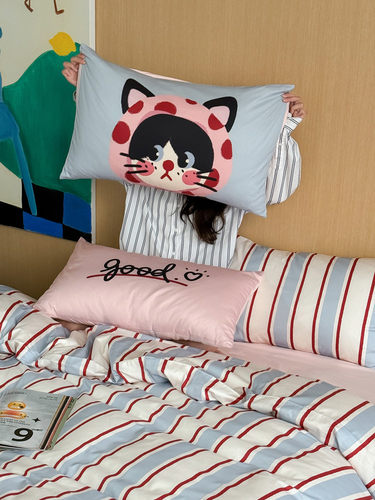 四件套百分百全棉ins可爱