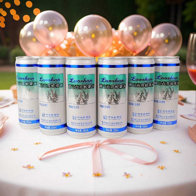 青岛崂山白花蛇草水水6罐喝饮料