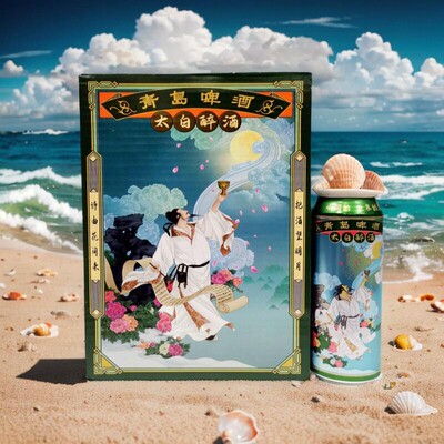 青岛啤酒太白醉酒罐500mlX12罐