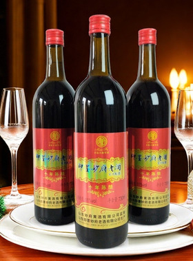即墨妙府老酒 十年陈730ml/瓶 焦香型黄酒妙府老酒 即墨传统老酒