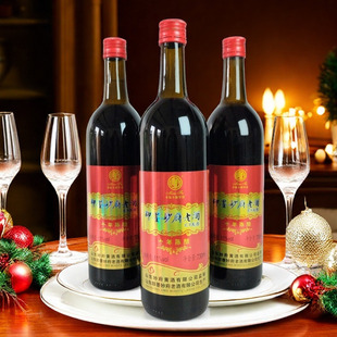 焦香型黄酒妙府老酒 瓶 即墨传统老酒 十年陈730ml 即墨妙府老酒