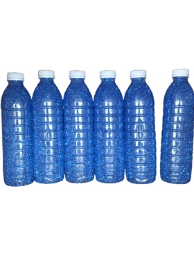 7-8mm泡大珠吸水珠海绵宝宝透明水晶蓝色通用儿童玩具泡大球男孩