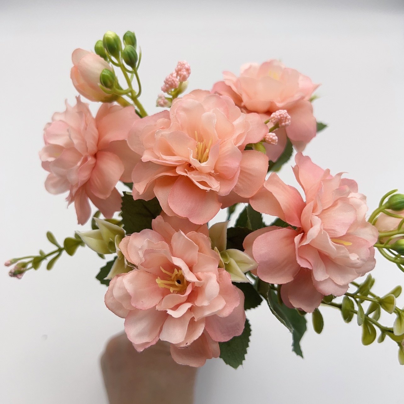 5叉仿真雀仔花家居家纺装饰假花工程项目婚礼造景插花样板房摆放