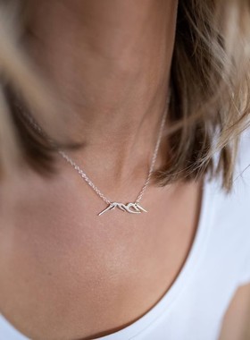 MINIBLOOM纯银山脉项链