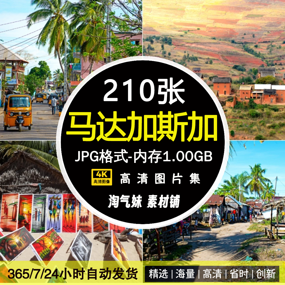 高清JPG马达加斯加图片环尾狐猴面包树热带雨林非洲旅行摄影素材