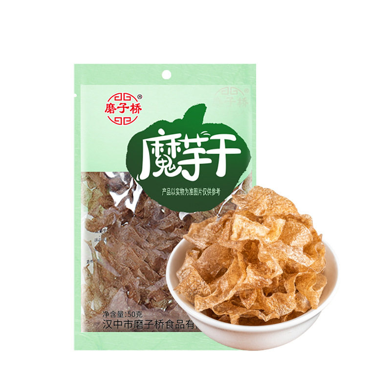磨子桥魔芋干雪魔芋酒店食材素食蒟蒻芋袋装食品陕西汉中特产50g