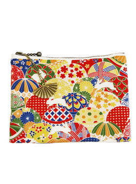 HUJI祤集Komon收纳包风の花绣球小兔