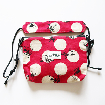 HUJI祤集斜挎包动物小印花