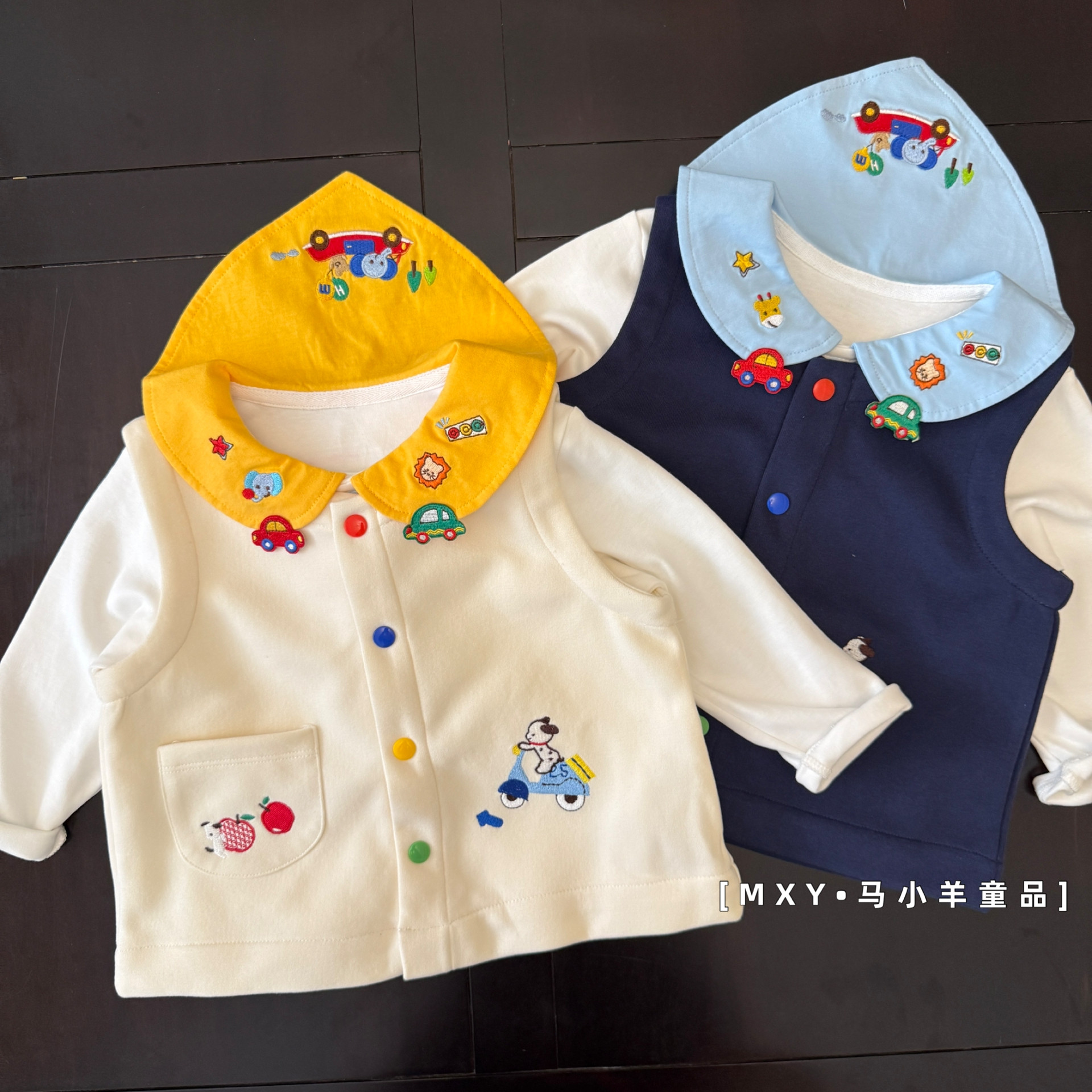 三季实用百搭～儿童春秋纯棉马甲男女童背心坎肩宝宝洋气外穿开衫