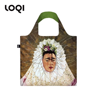 德国LOQI博物馆系列时尚 KAHLO弗里达卡洛旅行折叠包 环保袋FRIDA