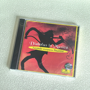 帕格尼尼 正版 魔鬼 阿卡多小提琴演奏 古典CD唱片 颤音 中图进口