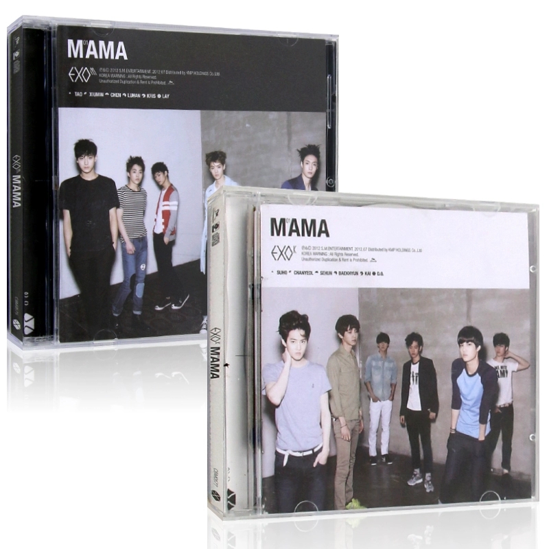 现货正版 exo专辑 MAMA 中文版+韩文版 CD唱片碟+精美写真+小卡