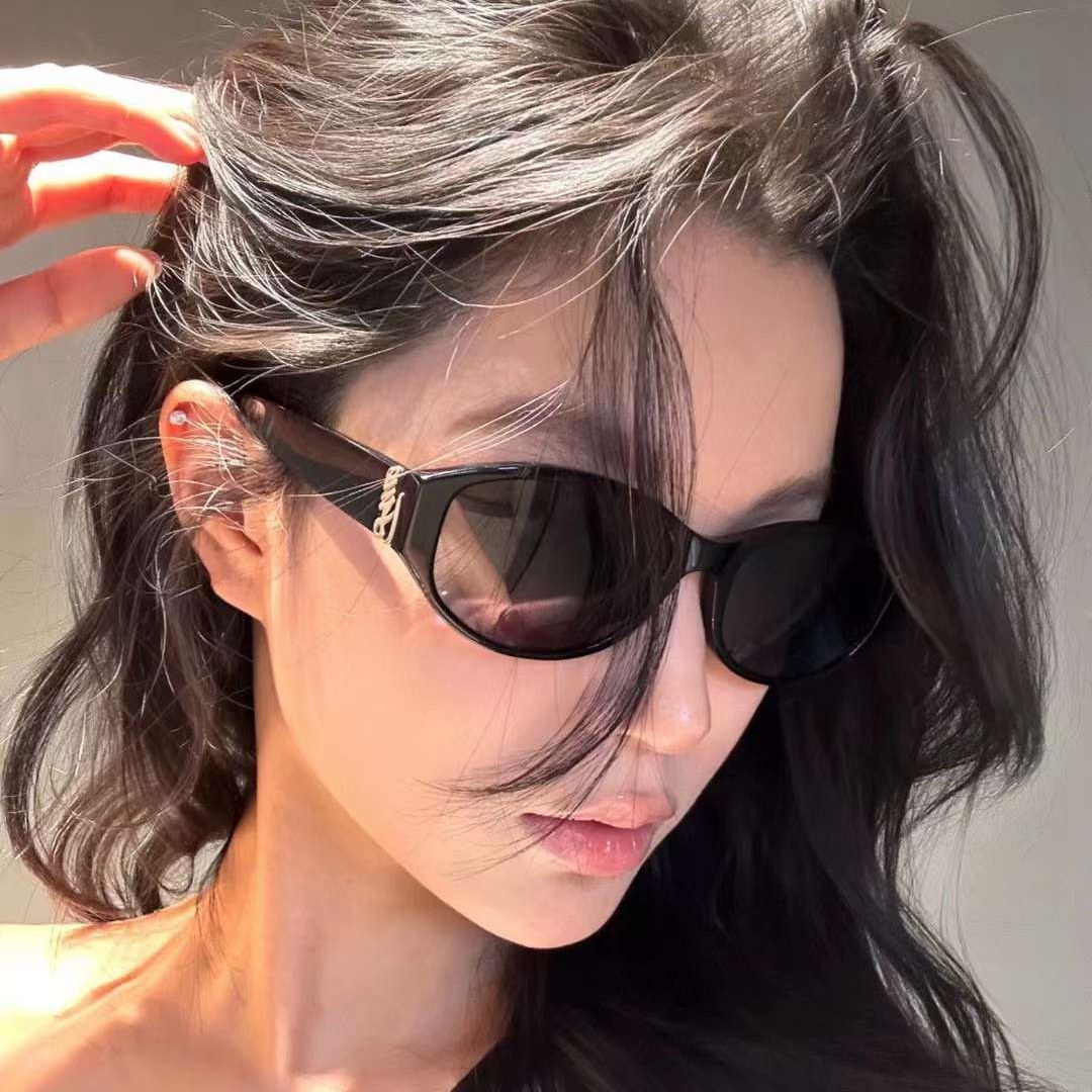 显脸小 蔡文静同款猫眼墨镜女板材防紫外线2025新款太阳眼镜韩国,ZIPPO/瑞士军刀/眼镜,太阳眼镜,淘宝优惠券,粉丝福利购,淘宝优惠卷