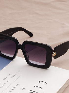 显脸小 墨镜BV40006I板材方形大框太阳眼镜snake head sunglasses