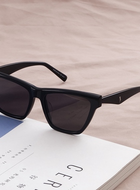 孙千宋佳同款墨镜女2025年新款潮猫眼高级感太阳眼镜欧美风大框